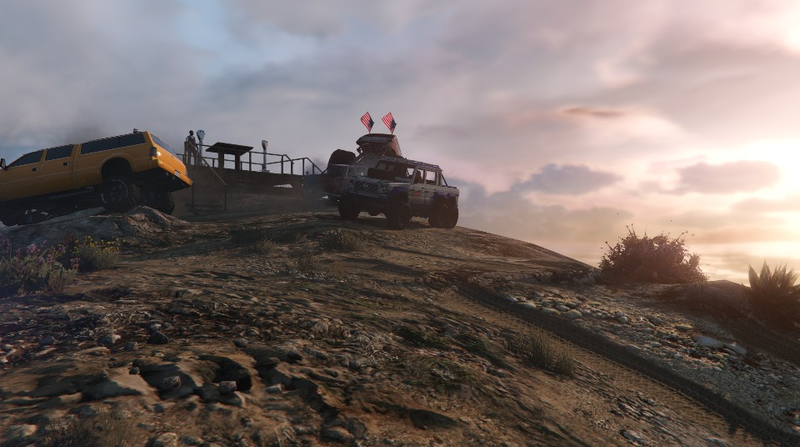Illustration for article titled Went off-roading and yachting in GTA Online last night.